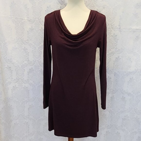 Ruby Ribbon Manhattan Tunic Wine Heather #0054 - Picture 2 of 9